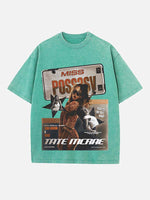 Tate McRae Print Round Neck T-shirt