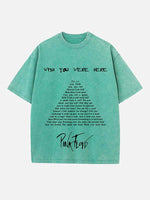 Pink Floyd Print Round Neck T-shirt