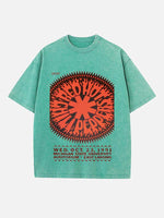 Red Hot Chili Peppers Print Round Neck T-shirt
