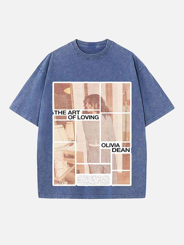 Olivia Dean Print Round Neck T-shirt