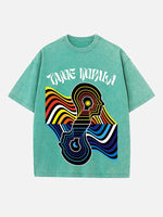 Tame Impala Print Round Neck T-shirt