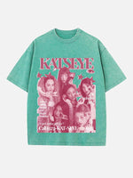 KATSEYE Print Round Neck T-shirt