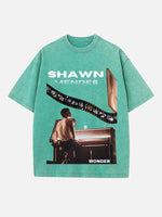Shawn Mendes Print Round Neck T-shirt