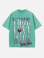 Bon Jovi Print Round Neck T-shirt