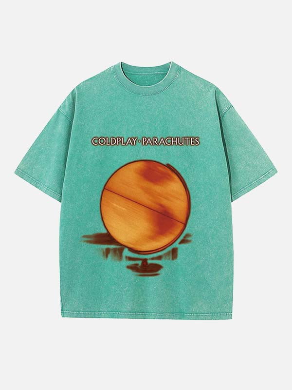 Coldplay Print Round Neck T-shirt