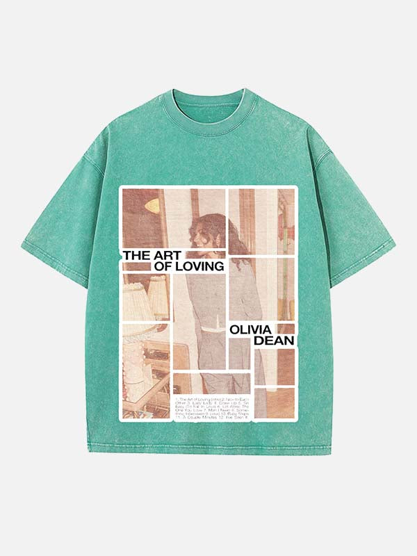 Olivia Dean Print Round Neck T-shirt