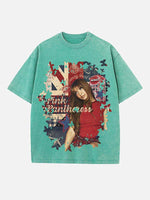 PinkPantheress Print Round Neck T-shirt