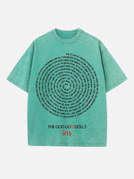 The Goo Goo Dolls Print Round Neck T-shirt