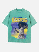 Lorde Print Round Neck T-shirt